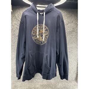 Universal Studios Mens Hoodie Sweatshirt Blue Size 3XL Front Pocket Good Vibes